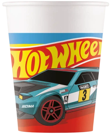 Papierbecher „Hot Wheels“ 200 ml, 8 Stück