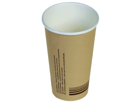 Kraftpapierbecher, Dispersionsbeschichtung, 450 ml, Durchmesser 90 mm, 50 Stück