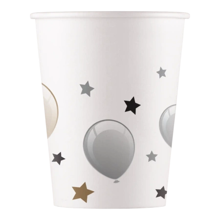 Papiertasse „Milestone“ 200 ml, 8 Stück