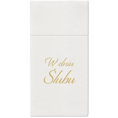 Premium Airlaid-Besteckhüllen, „Wedding“, 40 x 40 cm, 25 Stück