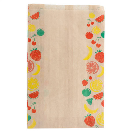 Papiertüte für Obst, 1,5 kg, 19+8 x 30 cm, 250 Stück