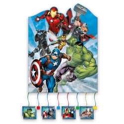 3D-Papier-Piñata „Avengers“, 21 x 27 cm, 1 Stück