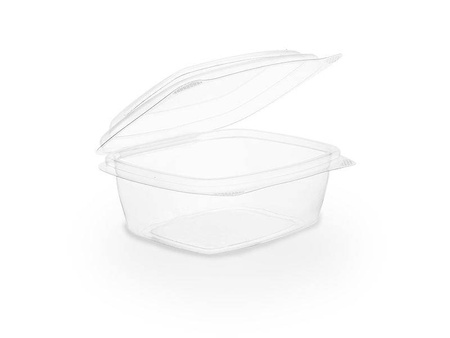 PLA-Behälter mit Deckel, 250 ml, 12,2 x 10,5 x 5 cm, 50 Stück