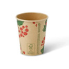 Kraftpapierbecher, Dispersionsbeschichtung, „Christmas“, 250 ml, Durchmesser 80 mm, 50 Stück