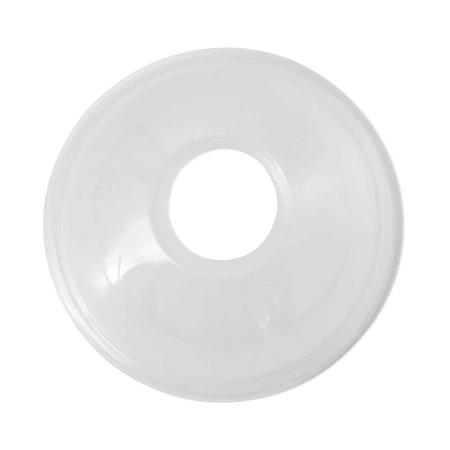 Konvexer rPET-Deckel mit einer Öffnung von 95 mm Durchmesser, 100 Stück