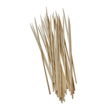 Holzspieße, Durchmesser 3 mm, Länge 30 cm, 500 Stück
