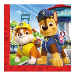 Zweilagige Servietten „Paw Patrol Heroes“, 33 x 33 cm, 20 Stück