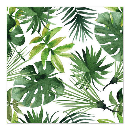 3-lagige Servietten „Monstera 1/4“, 33 x 33 cm, 20 Stück