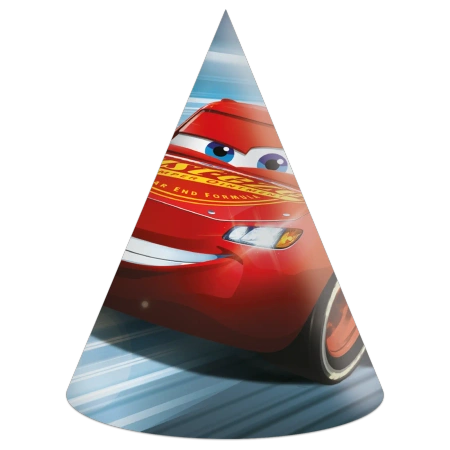 Papierhütchen „Autos / Cars“, 6 Stück