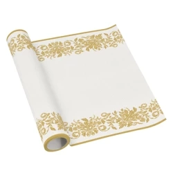PREMIUM-Papiertischläufer auf Rolle, „Golden Ornament“, 40 cm x 5 m, 1 Stück