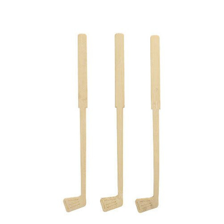 Bambus-Cocktailrührer „Golf“, 15 cm, 100 Stück