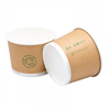 Papierschale braun Dispersionsbarriere 500 ml Ø 115 mm 25 Stk.