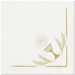 Premium-Airlaid-Servietten, Kommunion 2, 1/4, 40 x 40 cm, 50 Stück