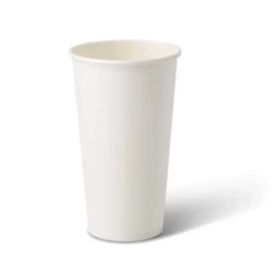 Weißer Papierbecher, Dispersion, 550 ml, Durchmesser 90 mm, 50 Stück
