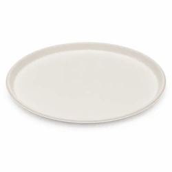Runder Teller aus Zuckerrohr, Durchmesser 26 cm, 50 Stück