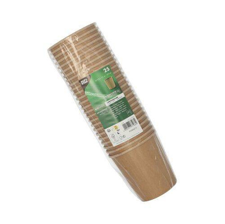 Papiersuppe-Becher, 470 ml, Durchmesser 98 mm, Höhe 10 cm, 25 Stück