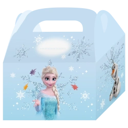 Papier-Kuchenförmchen „Die Eiskönigin“, 15,5 x 9 x 8,5 cm, 4 Stück