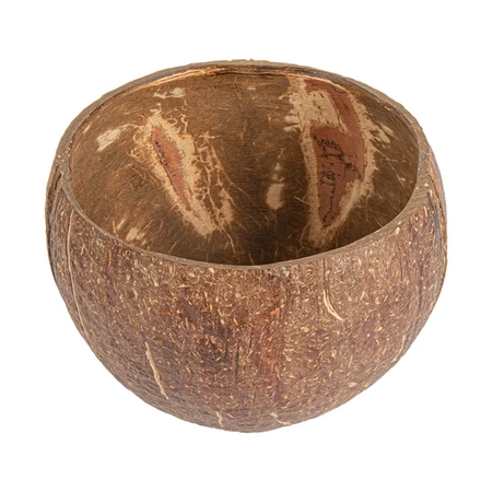 Schale aus Kokosnussschale, 200 ml, 9 x 6 cm, 5 Stück