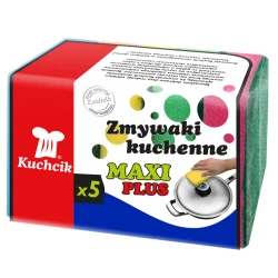 Kuchcik Maxi Plus Geschirrspülschwämme, 5 Stück