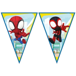 Papierflaggen-Girlande „Spidey“, 2,3 m, 1 Stück