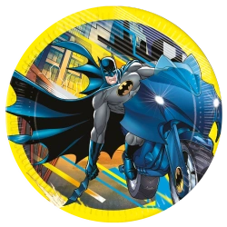Pappteller „Batman“, 23 cm, 8 Stück