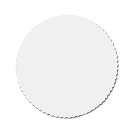 Tortenspitzen aus Pappe weiß 30 cm 100 Stk.