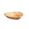 Teller aus Palmblättern „Herz“ 15,5 x 3 cm, 25 Stück