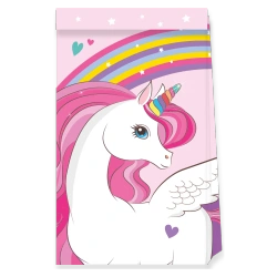 Papiertüten „Unicorn“ 16 x 22 cm, 4 Stück
