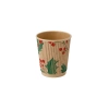 Wellpappe-Pappbecher, Dispersionsbeschichtung, „Christmas“, 250 ml, Durchmesser 80 mm, 25 Stück