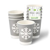 Doppelwandiger Papierbecher, Dispersionsbeschichtung, „Winter“, 350 ml, Durchmesser 90 mm, 25 Stück