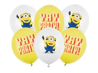 Latexballons "Minions", Mix 30 cm, 6 St.