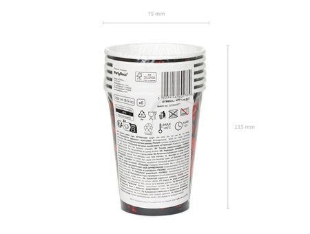 Papierbecher „You're Next – Halloween“, 220 ml, 6 Stk.