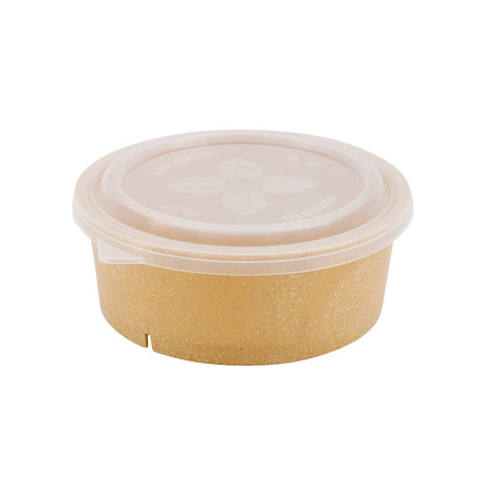 Happy Bowl Mehrwegschalen, braun, 1000 ml, 18,5 x 7 cm, 60 Stück