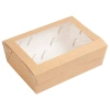 Schachtel mit Sichtfenster aus Papier, 1000 ml, 17 x 12 x 5,5 cm, 50 Stück