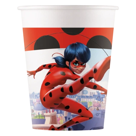 Papierbecher „Miraculous“ 200 ml, 8 Stück