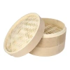 Bambus-Dampfgarer „ASIA“, Höhe 16 cm, Durchmesser 25 cm, 3-teilig, 1 Stück