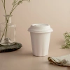 PREMIUM-Becher aus Zuckerrohr, 350 ml, Durchmesser 90 mm, 25 Stück