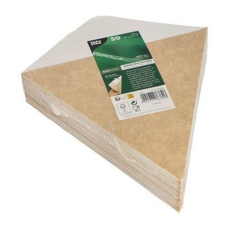 Papiertüten in Kegelform mit Platz für DIP, 27 x 21,5 cm, 300 g, 50 Stück