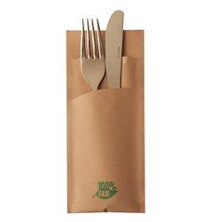 PURE-Besteckbeutel mit Serviette, 20 x 8,5 cm, 520 Stück