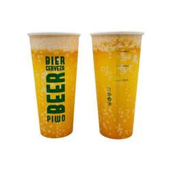 Papierbecher „Beer“ (Dispersion), 500/600 ml, Durchmesser 90 mm, 50 Stück