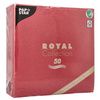 Servietten „Royal Collection“, bordeauxrot, 1/4, 3-lagig, 40 x 40 cm, 50 Stück