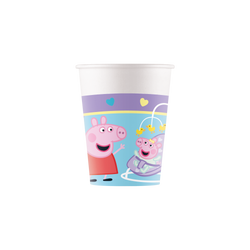 Papierbecher „Peppa Pig“ 200 ml, 8 Stück