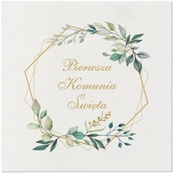 Premium-Airlaid-Servietten, Kommunion, 1/4, 40 x 40 cm, 50 Stück