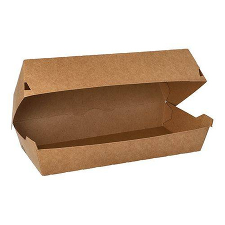 Papierbehälter für Baguettes, 22 x 10,7 x 7,5 cm, 25 Stück
