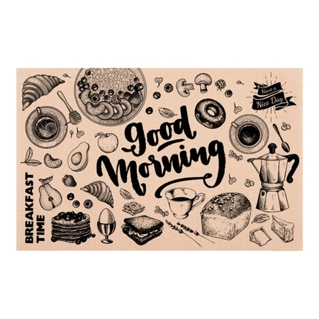 Papiertischsets „Good Morning“, 24,5 x 38,5 cm, 250 Stück