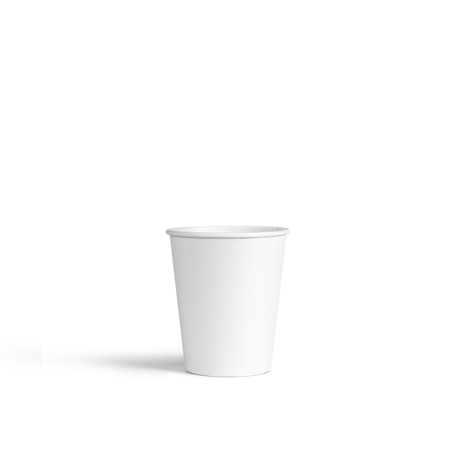 Weißer Pappbecher, 100 ml, Durchmesser 62 mm, 100 Stück