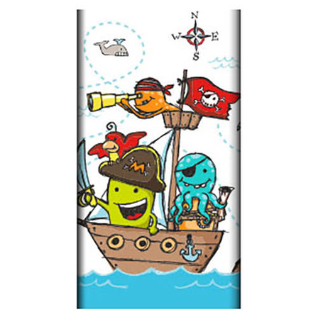 Faltbare Papiertischdecke „Pirate Crew“, 120 x 180 cm, 1 Stück