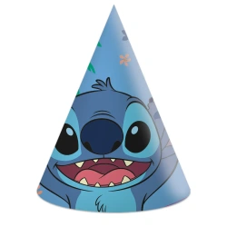 Papierhütchen „Stitch & Angel“, 6 Stück