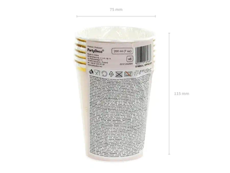 Papierbecher der Feel Good-Serie, 180 ml, Durchmesser 72 mm, 50 Stück