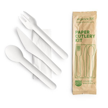 Papierbesteckset W+N+Ł+S, 50 Stück